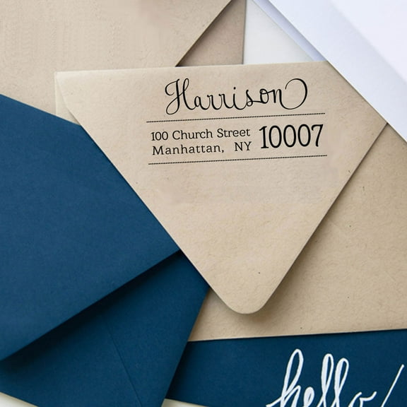 Custom Return Address Stamp Personalized Family Address Stamper Self Ink Rubber Stamp Gifts