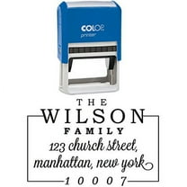 Custom Return Stamp Pre Inked Family Return Address Stamp Personalized Gift Idea Stamper Stationary