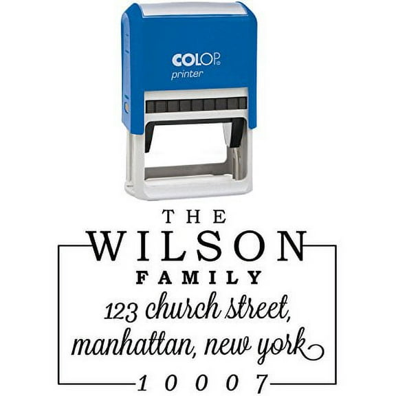 Custom Return Stamp Pre Inked Family Return Address Stamp Personalized Gift Idea Stamper Stationary