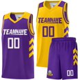 thumbnail image 1 of Custom Reversible Basketball Jersey 90s Hip Hop Sports Shirts Printed Name Number for Men/Youth, 1 of 11