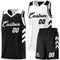 thumbnail image 1 of Custom Reversible Basketball Jersey 90s Hip Hop Sports Shirts Printed Name Number for Men/Youth, 1 of 10