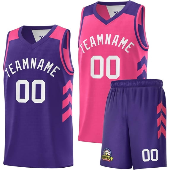 Custom Reversible Basketball Jersey 90s Hip Hop Sports Shirts Printed Name Number for Men/Youth