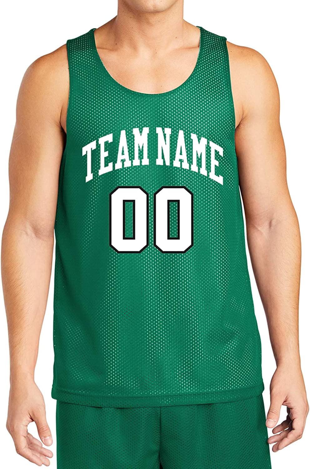 Custom Reversible Basketball Jersey Front and Back
