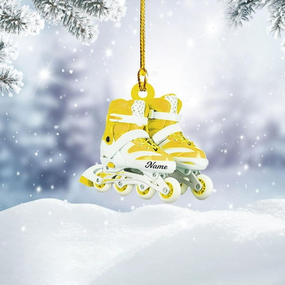 Custom Roller Skate Ornaments 2025 Roller Skate Christmas Ornament Roller Skate Ornaments for Christmas Tree Roller Skate Ornament Gift for Roller Skate Lovers Roller Skates Christmas (RS7) - 3347
