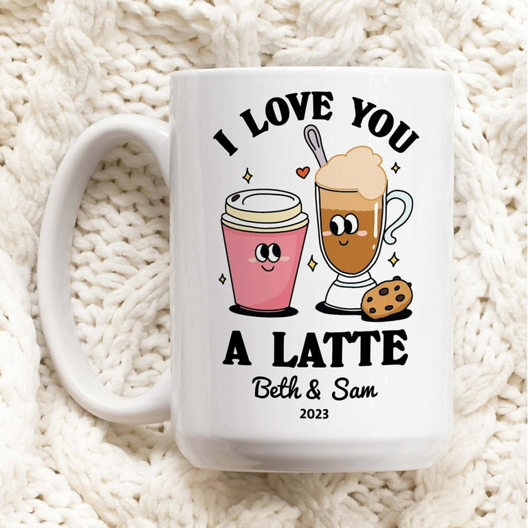 How Much I Love You - Personalized Custom Coffee Mug