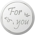 thumbnail image 1 of Custom Round Silver Foil Embossed Picture Stickers For You Self Adhesive Award Certificate Seals Metallic Stamp Seal Stickers Crown 38mm 4pcs/sheet, 1 of 9