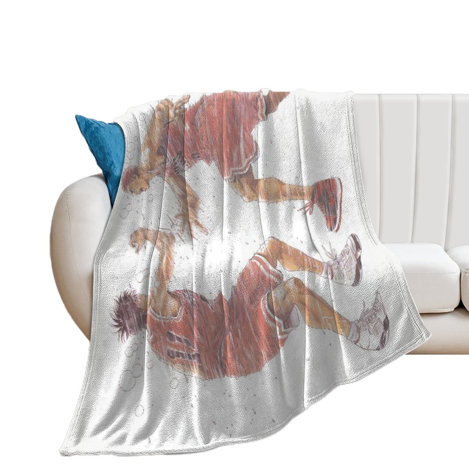 Custom SLAM DUNK SLAM DUNK Kawaii Blanket for Kids & Adults, UltraSoft