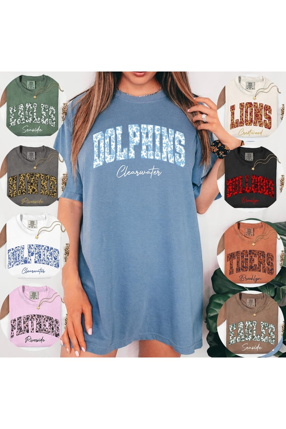 Custom School Mascot Shirt School Spirit Tshirt Personalized Back To School Shirt Game Day