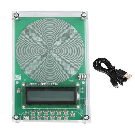 Custom Schumann Resonance & Adjustable Sine Signal Generator V2, 0.1Hz-100000Hz Frequency Range, 7.83Hz Preset, with Lcd Display & Protective Acrylic Case, for Stress Reduction,