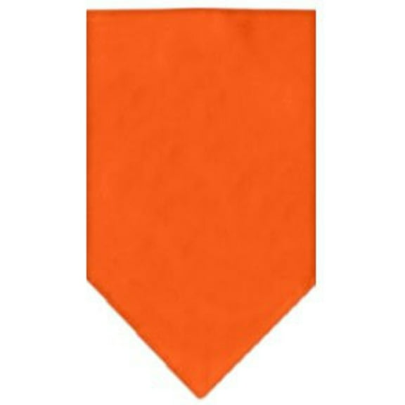 Dog Supplies Plain Bandana Orange Small
