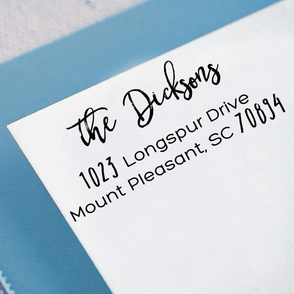 Custom Self Inking Return Address Stamp Personalized Family Address Rubber Stamp Gift Idea