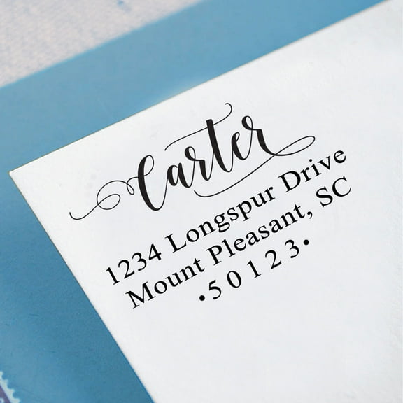 Custom Self Inking Return Address Stamp Personalized Family Address Stamp Gift Idea