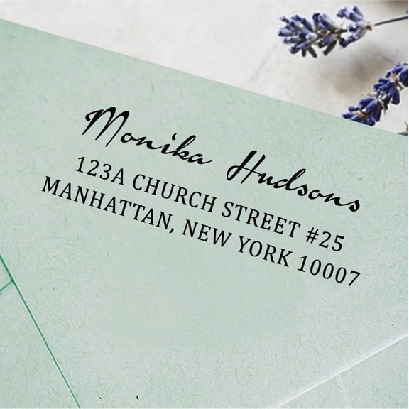 Custom Self Inking Return Address Stamp Personalized Wedding Invite Stamp Proposal Gift Idea