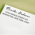 thumbnail image 1 of Custom Self Inking Return Address Stamp Personalized Wedding Invite Stamp Proposal Gift Idea, 1 of 1