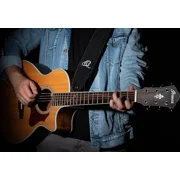 Custom Series 2 3/4" Wide Guitar - Instrument Genuine Leather Strap