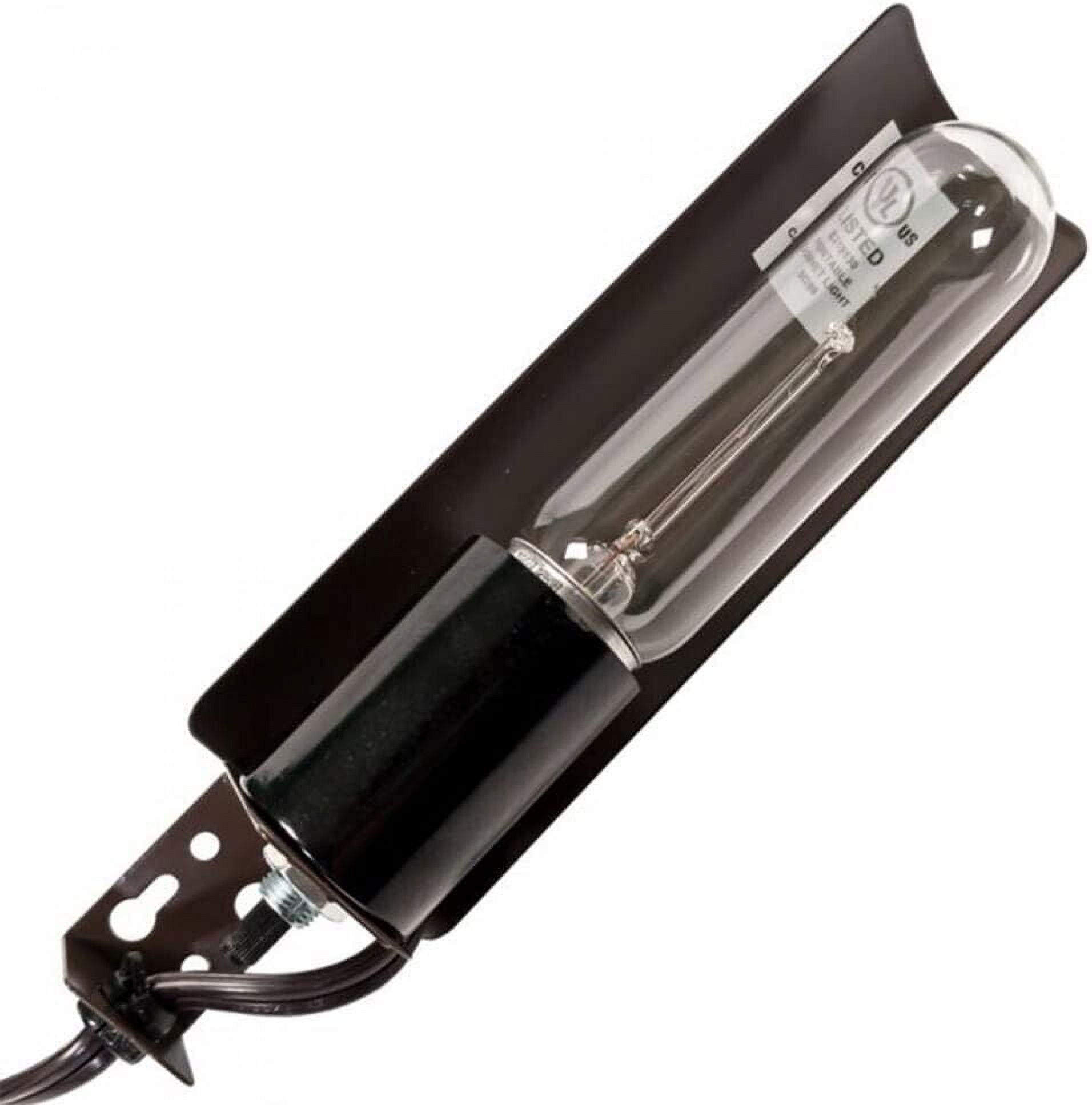 Brown Metal Incandescent Single Light Curio Kit