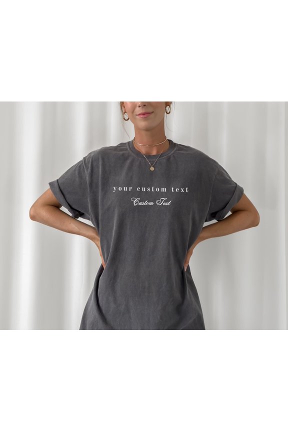 Custom Shirt Custom Shirt Personalized Tees Your Custom Text Here Tshirt Minimalistic Cust