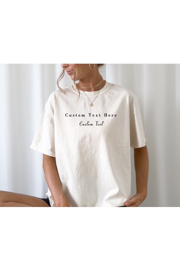 Custom Shirt Custom Shirt Personalized Tees Your Custom Text Here Tshirt Minimalistic Cust