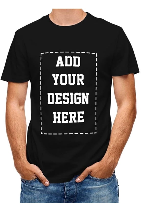 Custom Shirt Personalized Shirt Design Your Own Image/Text Cotton T-Shirt Men/Women