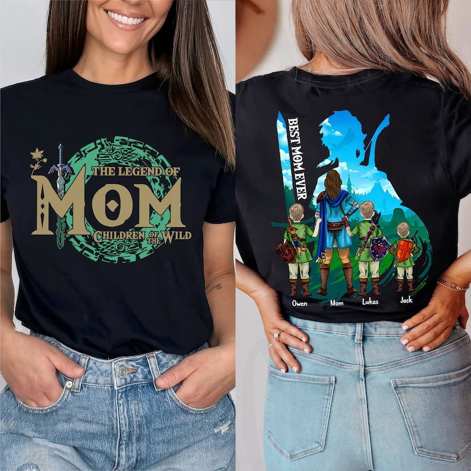 Custom Shirt, The Legend Of Mom, Of The Kingdom, Best Mom Ever, Mother