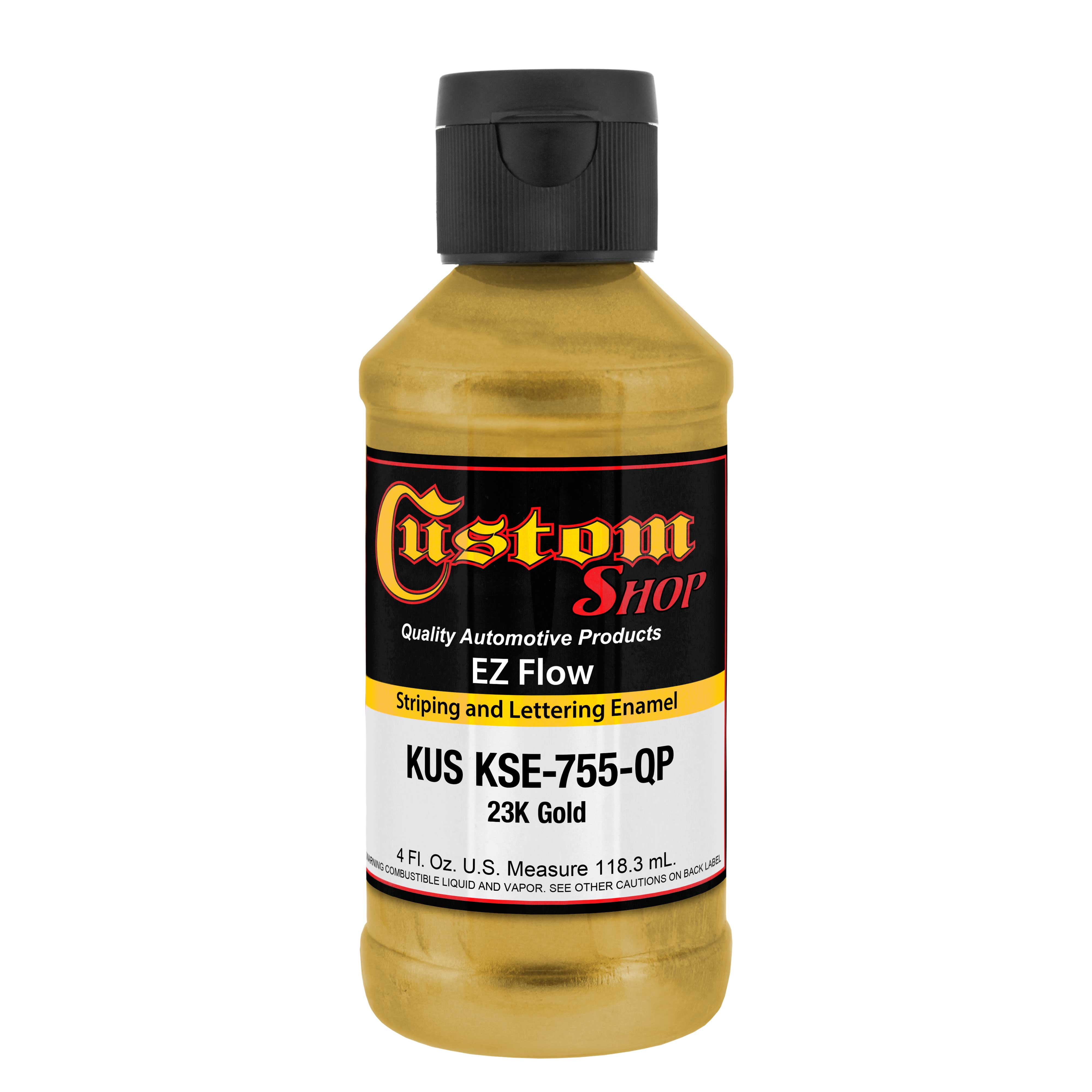 Custom Shop 23K Gold - Ez-Flow Striping & Lettering Enamel, 1/4 Pint
