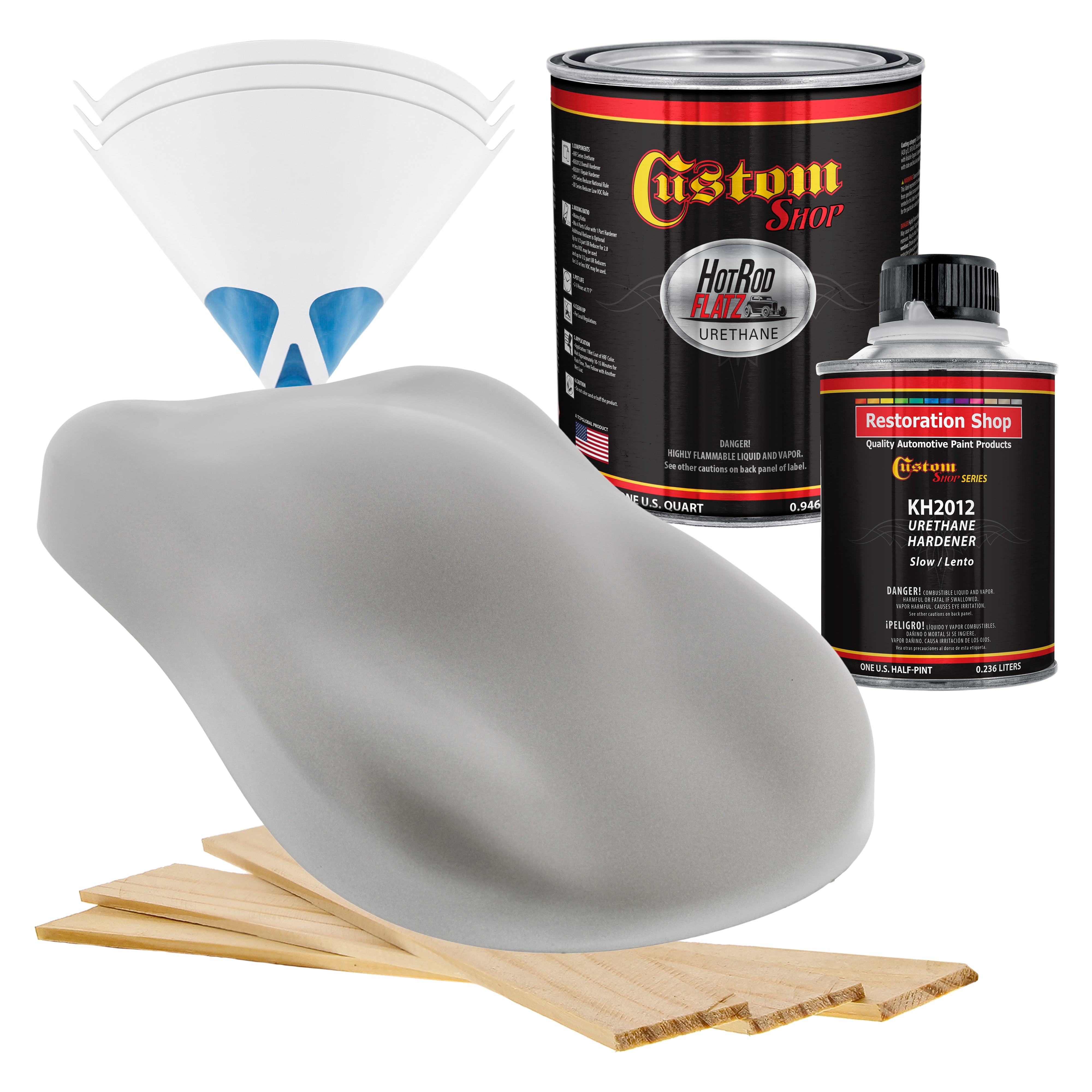 Custom Shop Argent Wheel Silver Sheen (Satin) Hot Rod Flatz Flat