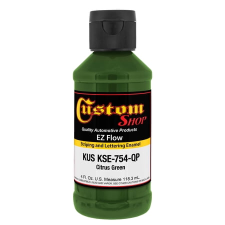 Custom Shop Citrus Green - Ez-Flow Striping & Lettering Enamel, 1/4 Pint