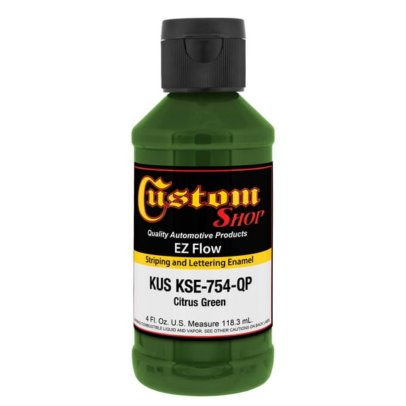 Custom Shop Citrus Green - Ez-Flow Striping & Lettering Enamel, 1/4 Pint