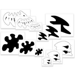 Custom Shop Complete Live Fire Stencil Design Set ? Includes 3 Sizes of all 4 Flame Elements