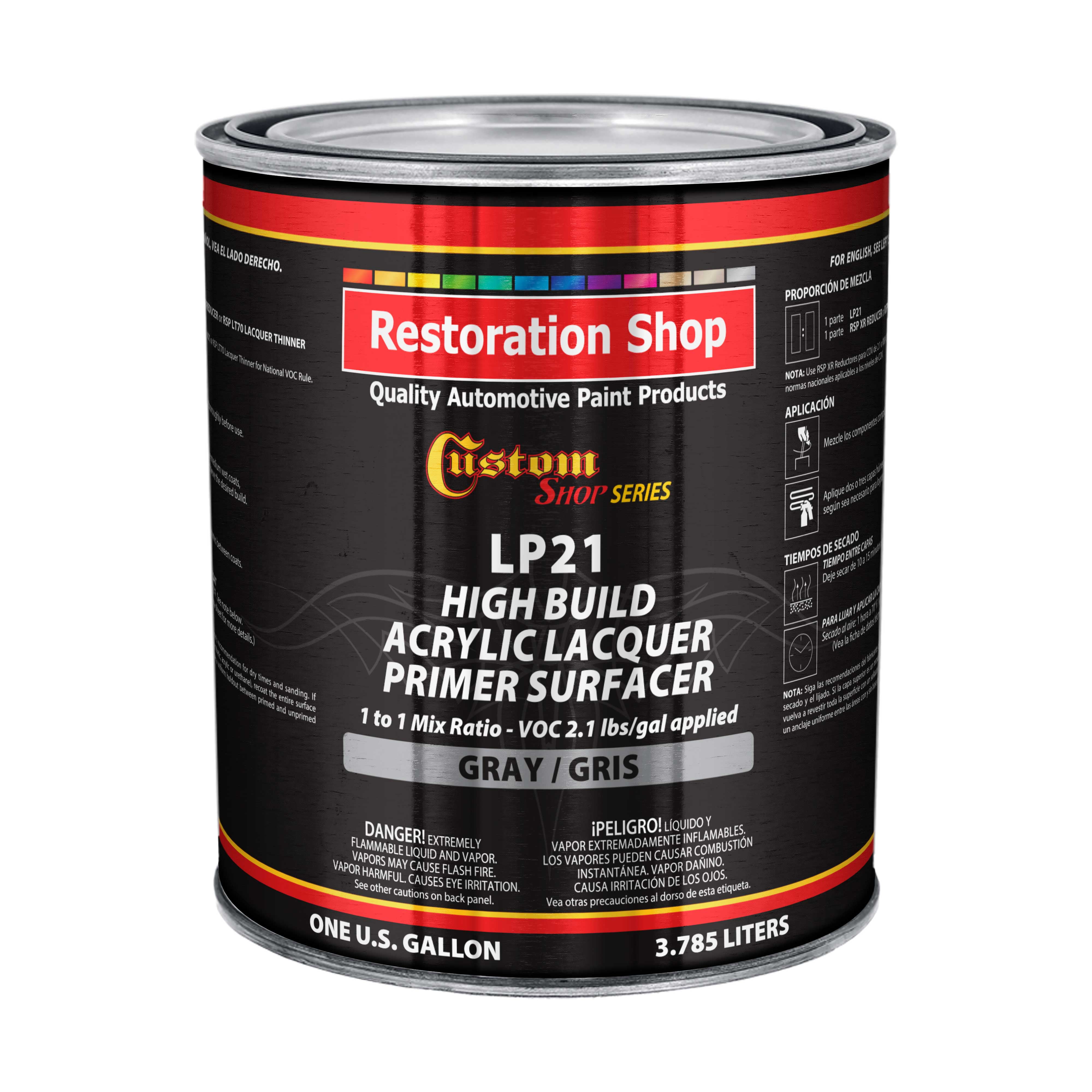Custom Shop High Build Acrylic Lacquer Primer Surfacer - Gallon