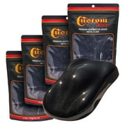 Custom Shop - Jet Black - 1-pound of Micro Metal Flake .004 100 Micron Size - Automotive Grade Flake, UV, Fade & Solvent Resistant - Metallic Auto Paint Glitter - Spray Gun Painting Cars