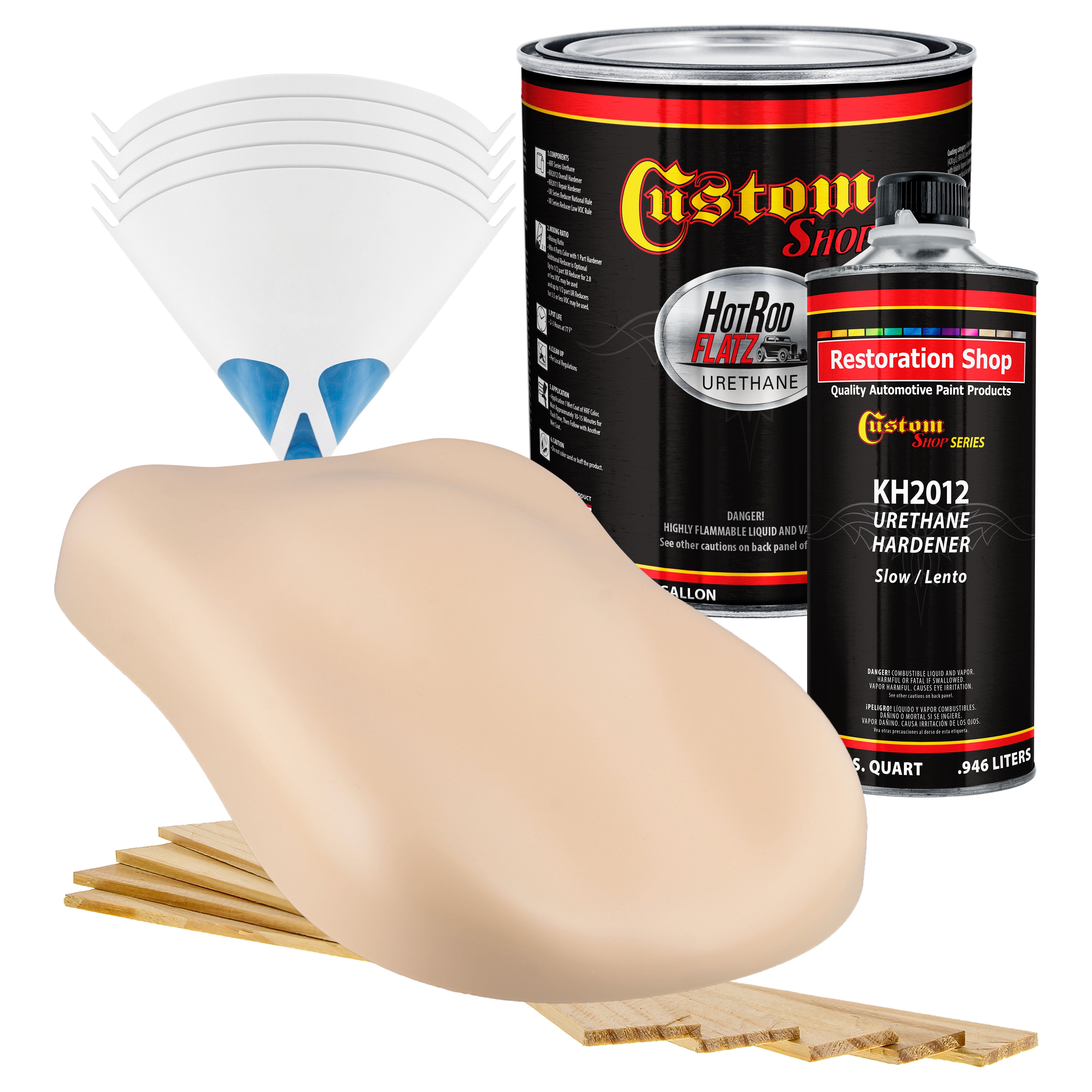 Custom Shop Peach Hot Rod Flatz Flat Matte Satin Urethane Auto