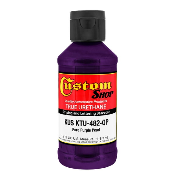 Custom Shop Pure Purple Pearl - True-U Pinstriping Urethane Basecoat Pearl Colors, 1/4 Pint