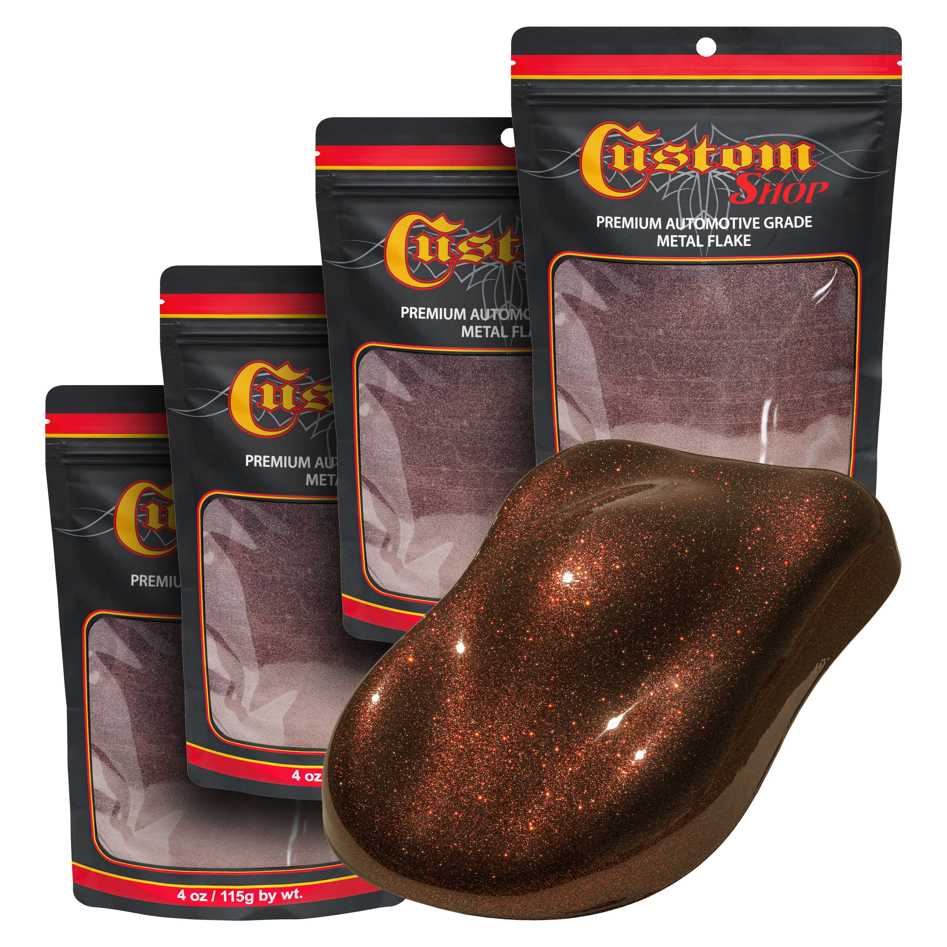 Gun Powder Flake Custom Shop - Rootbeer - 1-pound of Micro Metal Flake .004