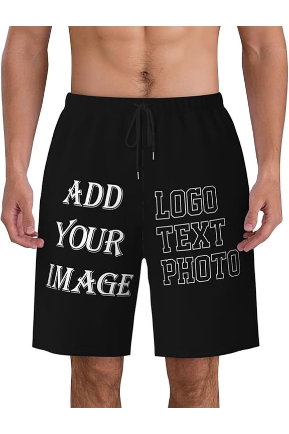 Custom Shorts for Men Design Your own Personalized Short add Text Photo Logo Customed Swim Short Beach Boardshorts