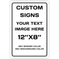 thumbnail image 1 of Custom Signs Outdoor Metal 16x12 Personalized Rust-Proof Entrance Signs, Garden Signs, Hazard Signs, Intersection Signs, Parking Signs, Decorative Signs (Horizontal), 1 of 5