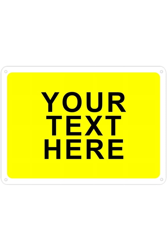 Custom Signs Outdoor Metal for Home Office Business Decor | Personalized Signs, Door, Porch Sign, Delivery. Signs For Outside Or Inside Use. Our Metal Signs Are UV Resistant .040 Solid Aluminum.