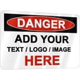 thumbnail image 1 of Custom Signs Outdoor Metal Sign - 12 x 8 Personalized Aluminum Rust-Proof Entrance Signs, Garden Signs, Hazard Signs, Parking Signs for Business (Personalized Headline), 1 of 5