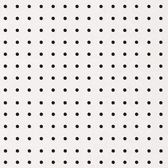 Custom Size 3/16'' X 12'' X 24'' Pegboard White Panel (6 Sheets)