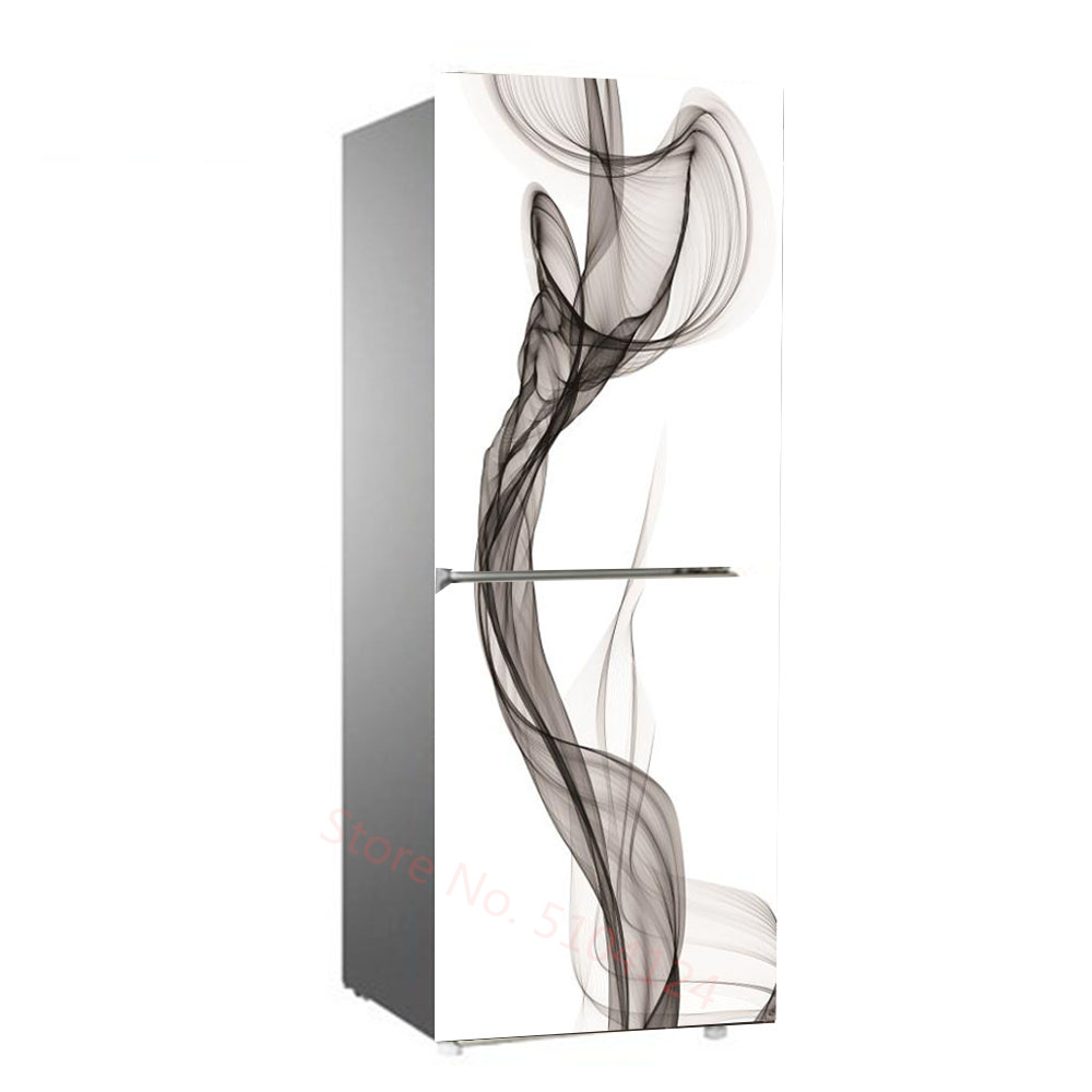 Custom Size 3D Wallpaper On The Refrigerator Self Adhesive Wall Sticker ...