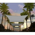 thumbnail image 1 of Custom Size 8' x 20' Grey Rectangle Square Sun Shade Sail UPF50+ AGTAPR0816, Order to Make Canopy Awning, 95% UV Blockage, Water & Air Permeable, Commercial and Residential (We Customize), 1 of 9
