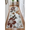 thumbnail image 1 of Custom Size Anti-Slip Machine Washable Printed Hawaii Flowers Design Runner Rugs ( 6' x 26"), 1 of 6