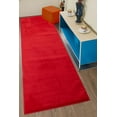 thumbnail image 1 of Custom Size Anti-Slip Machine Washable Soft Pile Red Carpet Runner Rugs ( 12' x 26"), 1 of 4