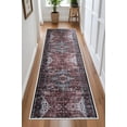 thumbnail image 1 of Custom Size Anti-Slip Printed Medallion Design Runner Rugs ( 11' x 26"), 1 of 6