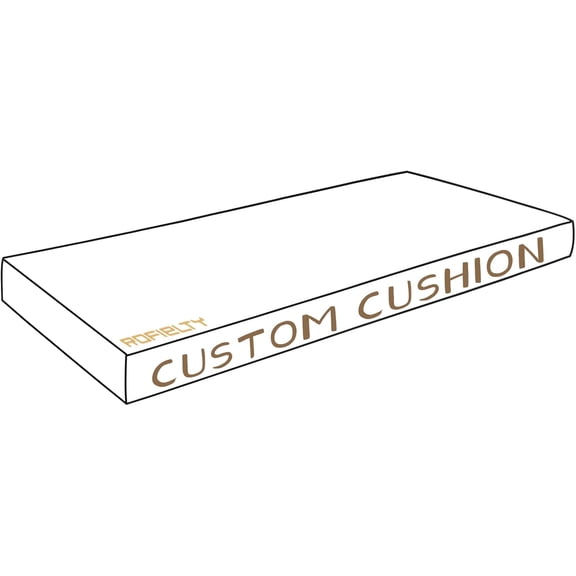 Custom Size Bench Cushion Patio Bench Seating Cushion Indoor Bench Cushion Outdoor/Indoor Bench/Swing Cushion Porch Swing Cushion Bench Pads (Custom Size)