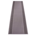 thumbnail image 1 of Extra-Long Low Pile Runner Rug Skid Resistant Backing Rug Runner Bordered Geometric Abstract Design Cut to Size Roll Runner Rugs - 25 Feet x 36 Inch, 1 of 8