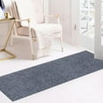 thumbnail image 1 of Custom Size Hallway Runner Rug Gray Color 26 or 31 inch Wide Select Your Length Non-Slip (Skid Resistance) Rubber Backing Trellis French Design, 1 of 5