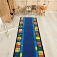 Custom Size Length Runner Rug for Daycare Kindergarten Kids Children