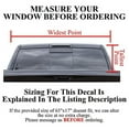 thumbnail image 1 of G3C10746LCustom Size Rear Window Truck Decal, 1 of 2