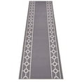 thumbnail image 1 of Extra-Long Low Pile Runner Rug Skid Resistant Backing Rug Runner Bordered Geometric Abstract Design Cut to Size Roll Runner Rugs - 29 Feet x 36 Inch, 1 of 8